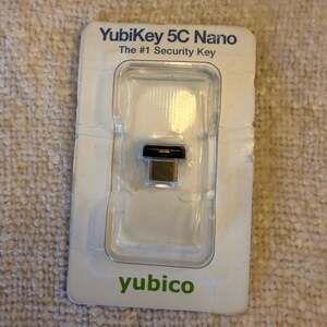 Yubico YubiKey 5C Nano USB-C Security Key for Two-Factor Authentication